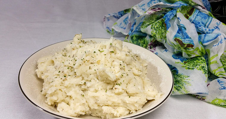 Garlic Thyme Mashed Potatoes Recipe