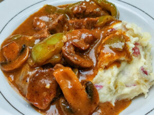 Garlic Thyme Mashed Potatoes